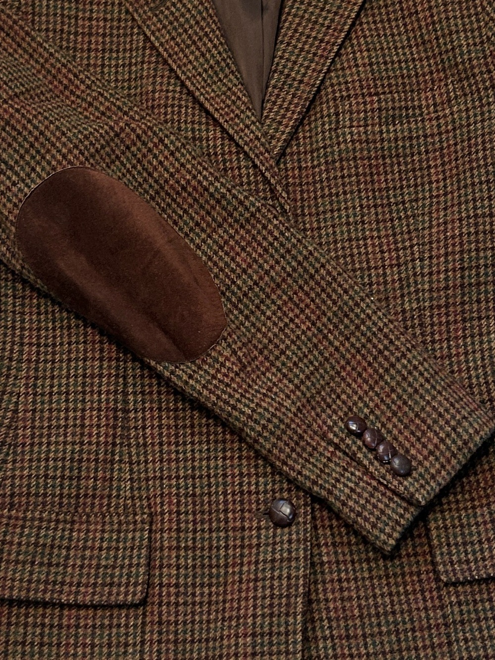 Vintage Lauren Ralph Lauren Equestrian Wool Blazer Women’s Size 14 Elbow Patch - Picture 5 of 10